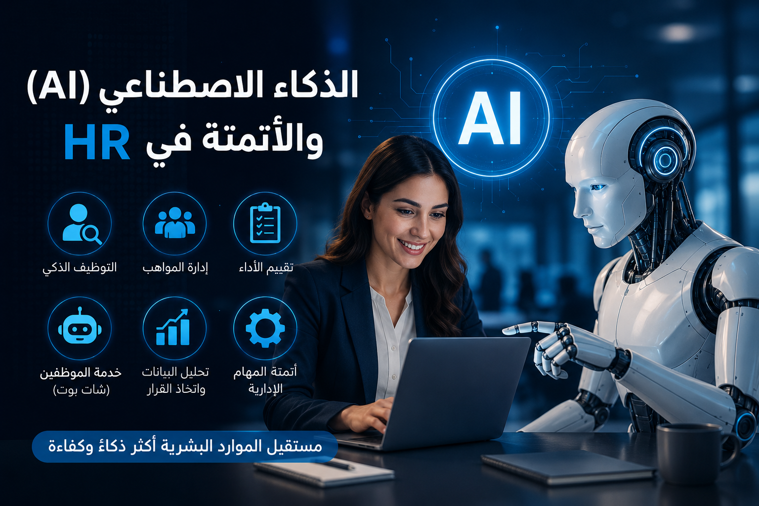 الذكاء الاصطناعي (AI) والأتمتة في HR