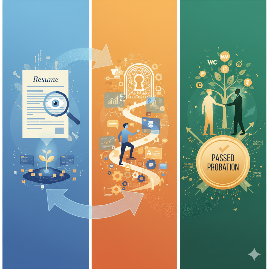 من السيرة الذاتية حتى اجتياز فترة التجربة